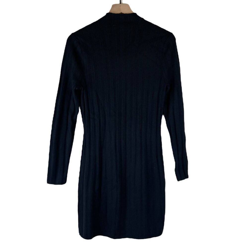 NWT Abercrombie & Fitch Black Paloma Long Sleeve Mini Dress - Picture 6 of 7